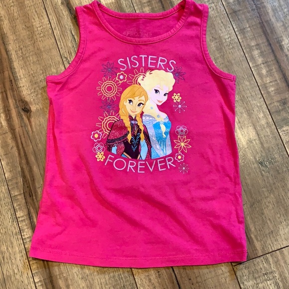 Disney Other - 💜 5 for $25 💜Disney Frozen pink tank top
